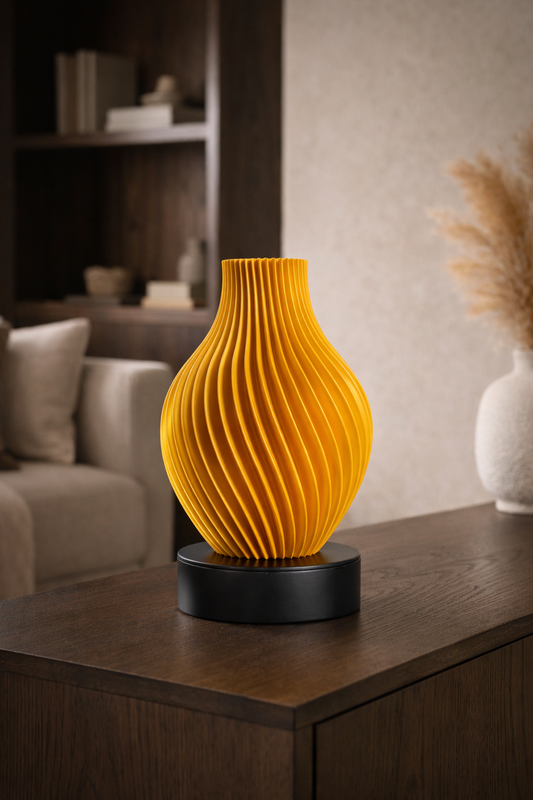 Spiraalvaas - mat goud